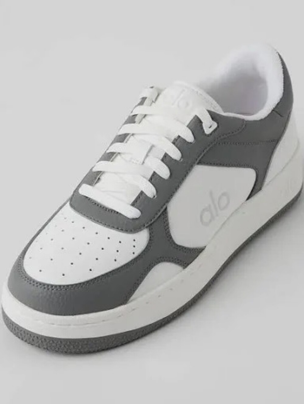 Alo Yoga Recovery Mode Sneaker Shoes Natural White Gray sz 9